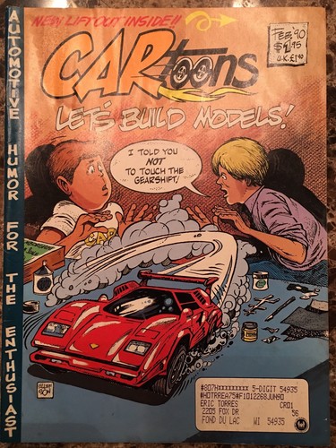 Car toons magazine feb 90 - feb, '90