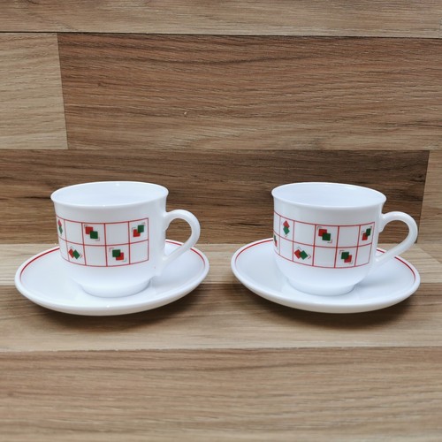 Set vintage arcopal red - set,