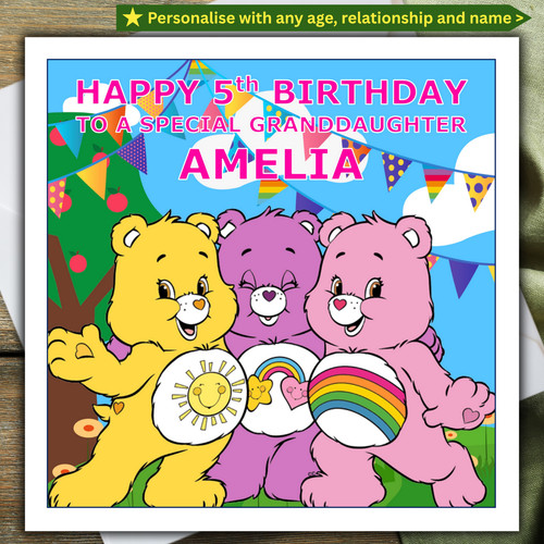 Care bears personalised - bears,