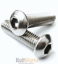 UNF BUTTON HEAD BOLTS A2