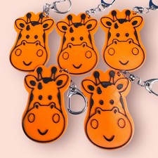 Giraffe Keyrings - Pack of 5 -