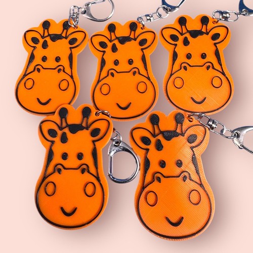 Giraffe keyrings pack - keyrings,