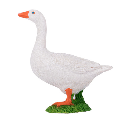 Goose figure white - figure, realistic