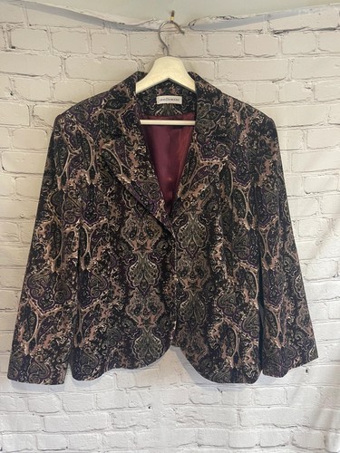 Gray osbourne velvet paisley - gray, &