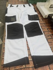 Dexters Decorator Trousers - Mens Workwear White Dulux