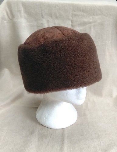 Vintage brown sheepskin