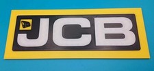 JCB New Style Logo 3D Printed