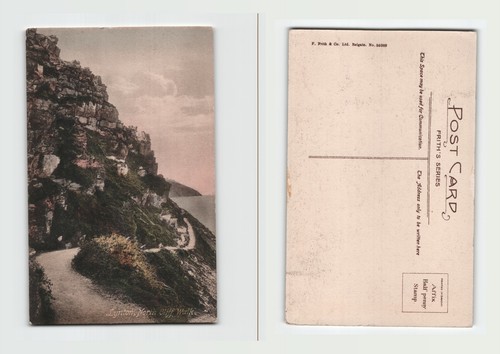 Postcard lynton north cliff - postcard,