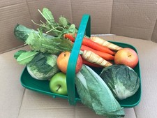 Collectable Gardeners World Trug with realistic Fruit & Veg - Film Drawing Prop