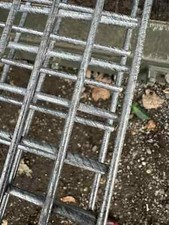 Galvanized Welded Wire Mesh Panels  1" x 1" , 25mm x 25mm Holes ( 4mm wire )