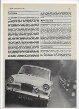 1964 Sunbeam Rapier Series IV: 6-page Motor magazine road test