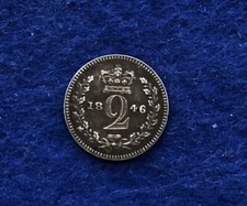 Queen Victoria 1846 Maundy Money 2d 2 Two Pence Silver Coin