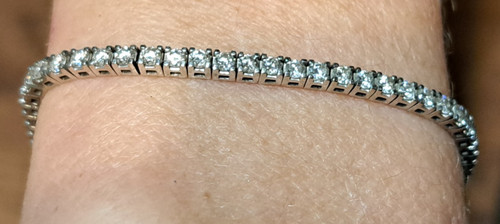 Diamond tennis bracelet - tennis,