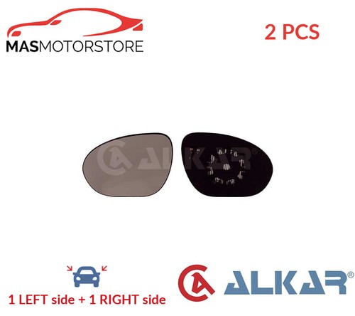 Rear view mirror glass pair - view,