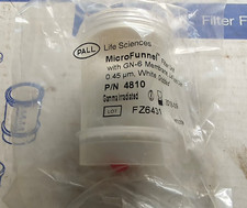 Pall MicroFunnel 0.45μm GN-6 Filter Unit 4810 White Gridded Gamma BX Lab