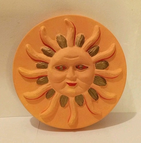 Sun face round wall - sun,