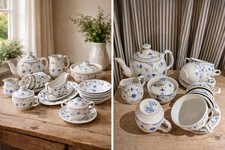Furnivals Denmark Blue Tea Set