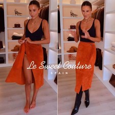 ZARA FW25/26 ORANGE 100% SUEDE