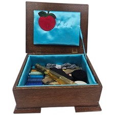 Sewing box Wooden With