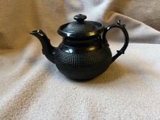 Basalt Staffordshire Black Teapot