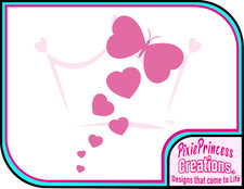 Butterfly Y Heart Vinyl Sticker Pretty Car Bedroom Wall Window Home Decor Decal