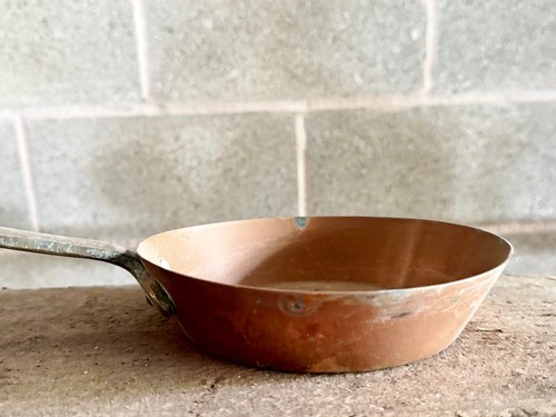Vintage copper frying - vintage, pan