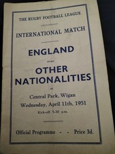 ENGLAND V OTHER NATIONALITIES