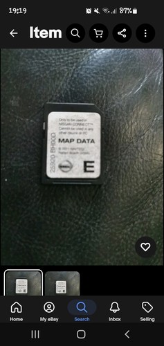Nissan connect sat nav card - nav,
