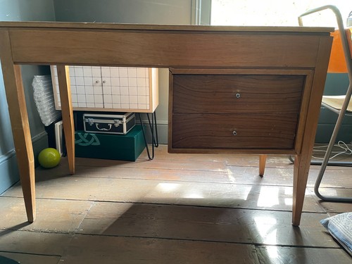 Mid century teak - teak, desk