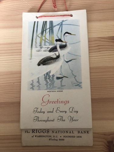 Vintage 1952 paper calendar - 1952,