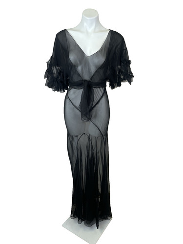 Vintage 1920s 1930s bias black - vintage,