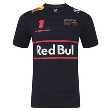 Oracle Red Bull Racing F1 Men's Max Verstappen Driver T-Shirt | Navy | 2025