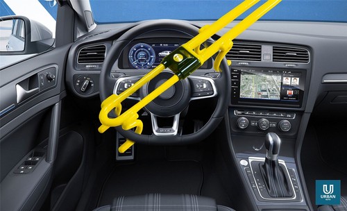 Steering wheel lock twin - steering, arm