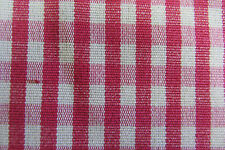 Fushia & White Gingham  Check Curtain/Craft Fabric 