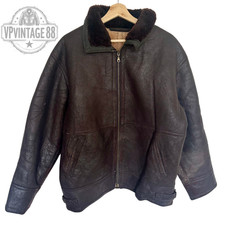 Vintage B3 B-3 Brown Shearling