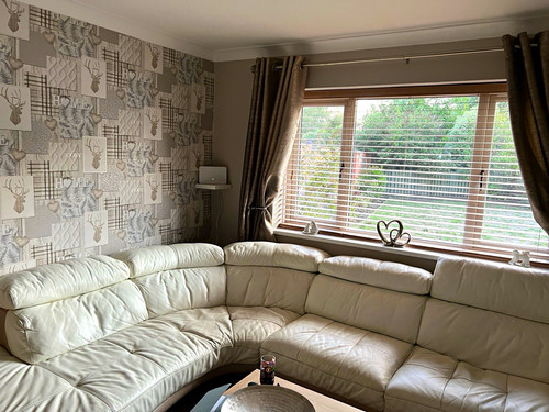 Dfs white leather corner - corner, sofa