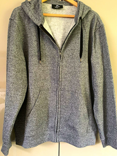 Men grey full zip - h&m,