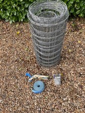25m Galvanised Livestock Fence  0.8m - Inculdes tensioning rachet and clips