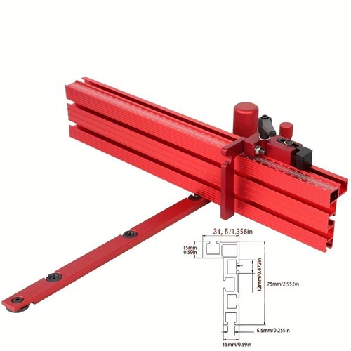 Accurate aluminum miter gauge - aluminum,