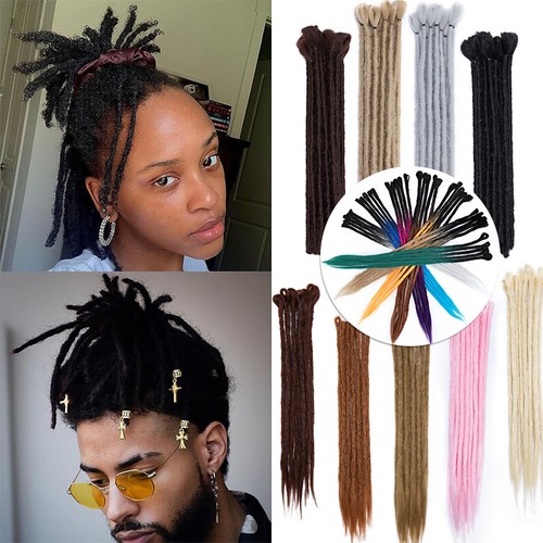 Afro thick faux locs - thick,