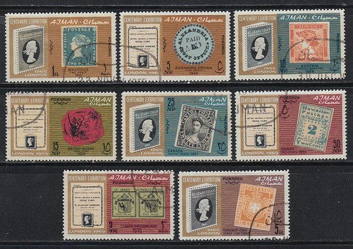 Ajman 1965 used 52 - ajman,