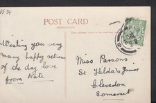 Genealogy Postcard - Parsons