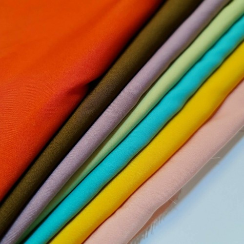 Plain american crepe polyester - crepe,