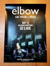 Elbow Co-op Live Manchester 14th May 2024 Promo Gig A3 Poster