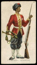 American Tobacco Co. - 'Military Uniforms C.  (T.413)' (c1895) - 7th Bengal I...