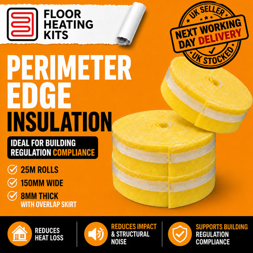 Underfloor heating edge - heating,