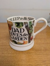 Emma Bridgewater 1/2 Pint Mug Dad Loves His Garden 