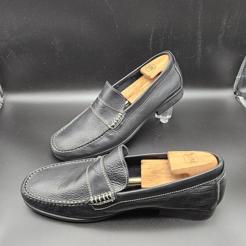 Men black leather - men's,