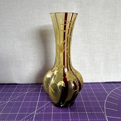 Loetz harrach glass vase - loetz,