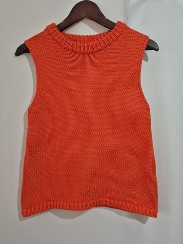 Zara orange knit - knit, womens